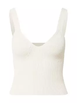 Вязаный топ Gina Tricot Soleil, крем
