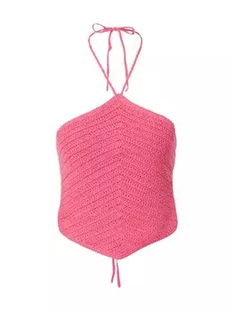 Вязаный топ Gina Tricot YLVIE, розовый