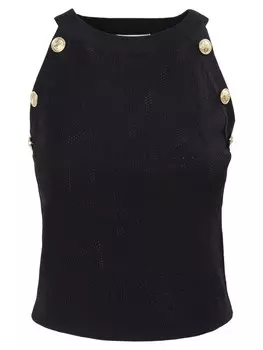 Вязаный топ Influencer, черный