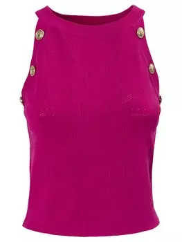 Вязаный топ Influencer, цвет Dark pink