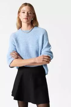 Вязаный топ из смеси альпаки & Other Stories, голубой