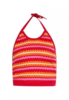 Вязаный топ IZIA Knitted Top, цвет pink/red