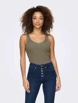 Вязаный топ JDY Nanna, коричневый