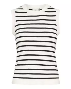 Вязаный топ Kaffe Lilybeth, белый