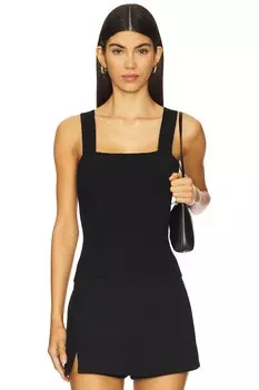 Вязаный топ La Ligne, black