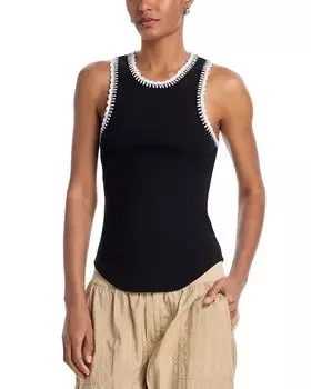 Вязаный топ Lizzie Cinq Sept, черный