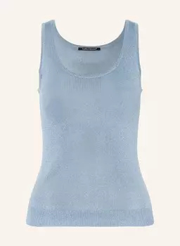 Вязаный топ Luisa Cerano, синий