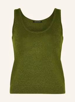 Вязаный топ Luisa Cerano, зеленый