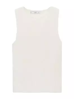 Вязаный топ MANGO HERNAN, цвет Egg shell