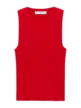 Вязаный топ MANGO HERNAN, красный