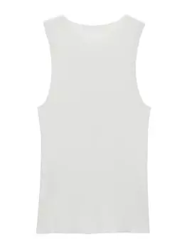 Вязаный топ MANGO KARL, белый