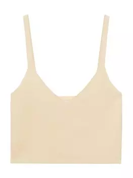 Вязаный топ MANGO Knitted Top SIMBA, экрю