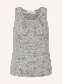 Вязаный топ Marc O'Polo, зеленый