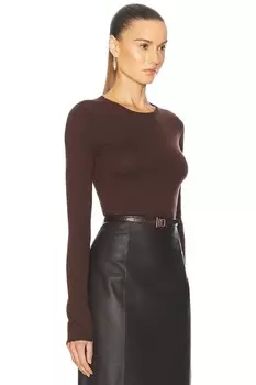 Вязаный топ Марианны Марадоны L'Academie, коричневый