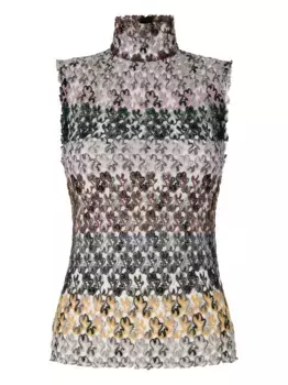 Вязаный топ Missoni, нейтральный