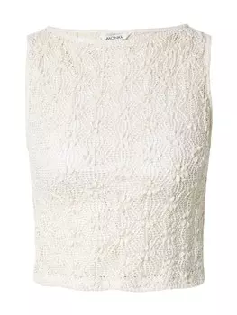 Вязаный топ Monki, белый
