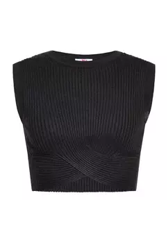 Вязаный топ MYMO Knitted Top, черный