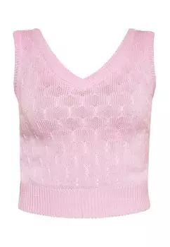 Вязаный топ MYMO, розовый