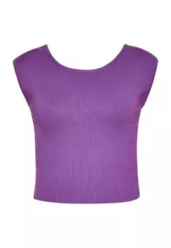 Вязаный топ nascita, фиолетовый