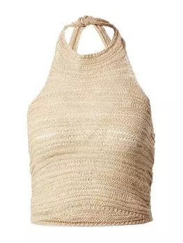 Вязаный топ Nasty Gal, экрю