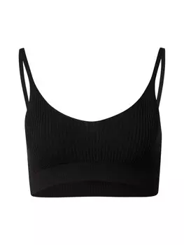 Вязаный топ Nasty Gal, черный