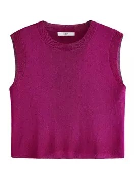 Вязаный топ Next Knitted Top, фиолетовый