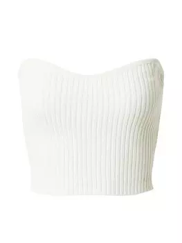 Вязаный топ NLY by Nelly, белый