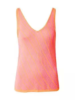 Вязаный топ Only INEZ, цвет Salmon/Dark Orange