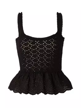 Вязаный топ ONLY Knitted Top CHRISSIA, черный
