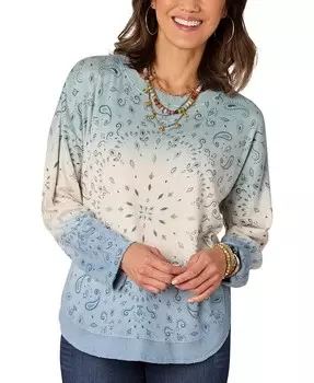 Вязаный топ Petite с рубашкой и подолом с принтом Democracy, мультиколор