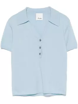 Вязаный топ-поло Allude, синий