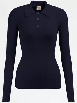 Вязаный топ-поло Tod's, синий