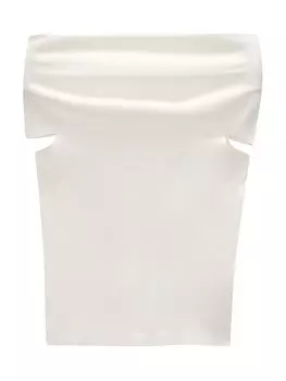 Вязаный топ Pull&Bear, экрю