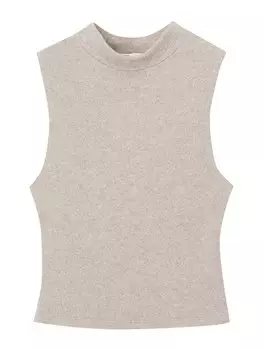 Вязаный топ Pull&Bear, обнаженная