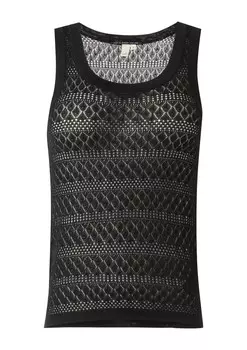Вязаный топ QS Knitted Top, черный