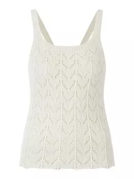 Вязаный топ Rich & Royal Knitted Top, белый