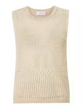 Вязаный топ Rich & Royal Knitted Top, бежевый