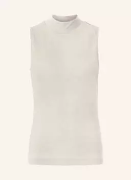 Вязаный топ rich&royal mit Glitzergarn, экру