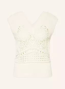 Вязаный топ Rouge Vila, экрю