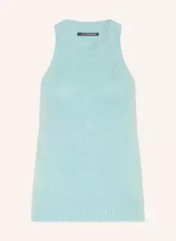 Вязаный топ с альпакой Luisa Cerano, бирюзовый