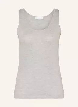 Вязаный топ с блестящей пряжей Darling Harbour, серый