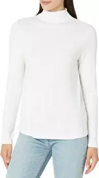 Вязаный топ с длинными рукавами и воротником-стойкой Liverpool Los Angeles, белый