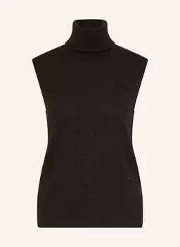 Вязаный топ с драгоценными камнями Darling Harbour, черный