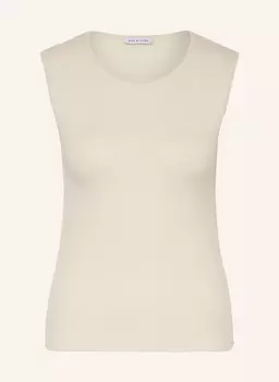 Вязаный топ с кашемиром Mrs & Hugs, экрю