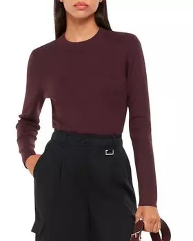 Вязаный топ с круглым вырезом на спине и вырезом на спине Whistles, цвет Red