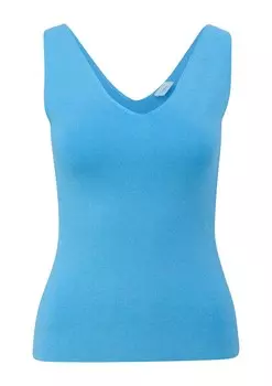 Вязаный топ s.Oliver BLACK LABEL Knitted Top, небесно-синий