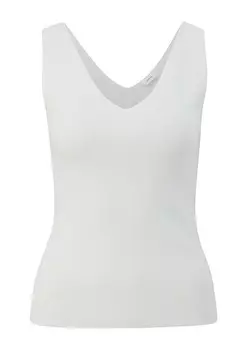 Вязаный топ s.Oliver BLACK LABEL Knitted Top, экрю