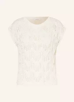 Вязаный топ с пайетками Darling Harbour, экрю