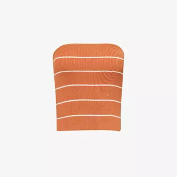 Вязаный топ с узором в полоску Louisa Pretty Lavish, бежевый