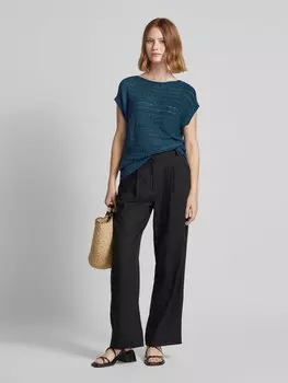 Вязаный топ с вырезом-лодочкой Zero